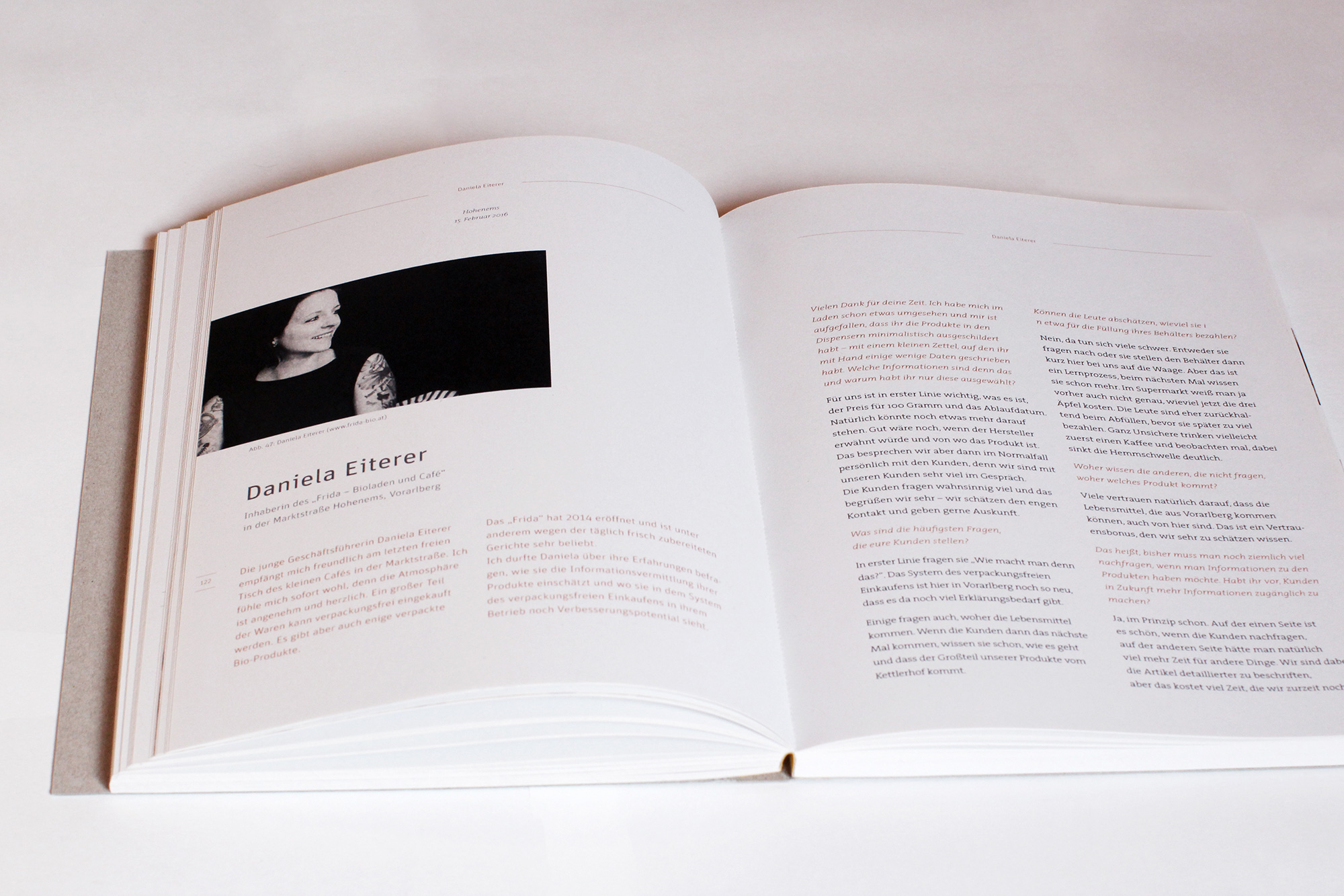 Theorie Interiew Mehrere Interviews sind im Editorial Stil gesetzt.