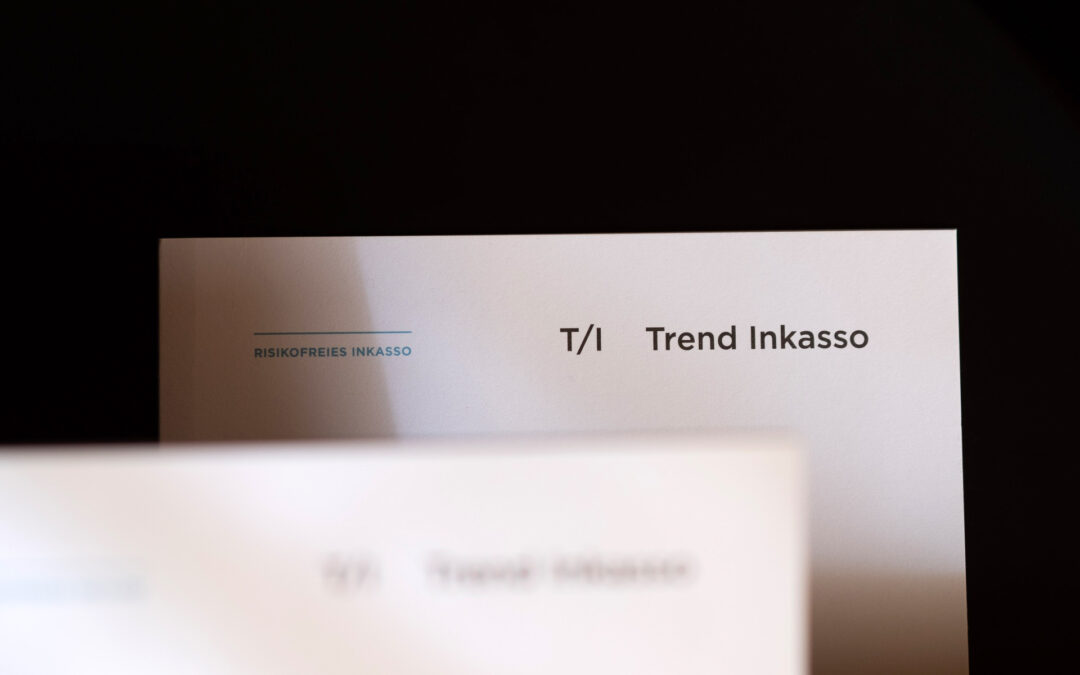 Grafikdesign Broschüre Trend Inkasso Dornbirn